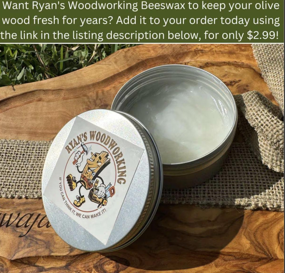 Olive Wood Nesting Bowl Set of 6pcs