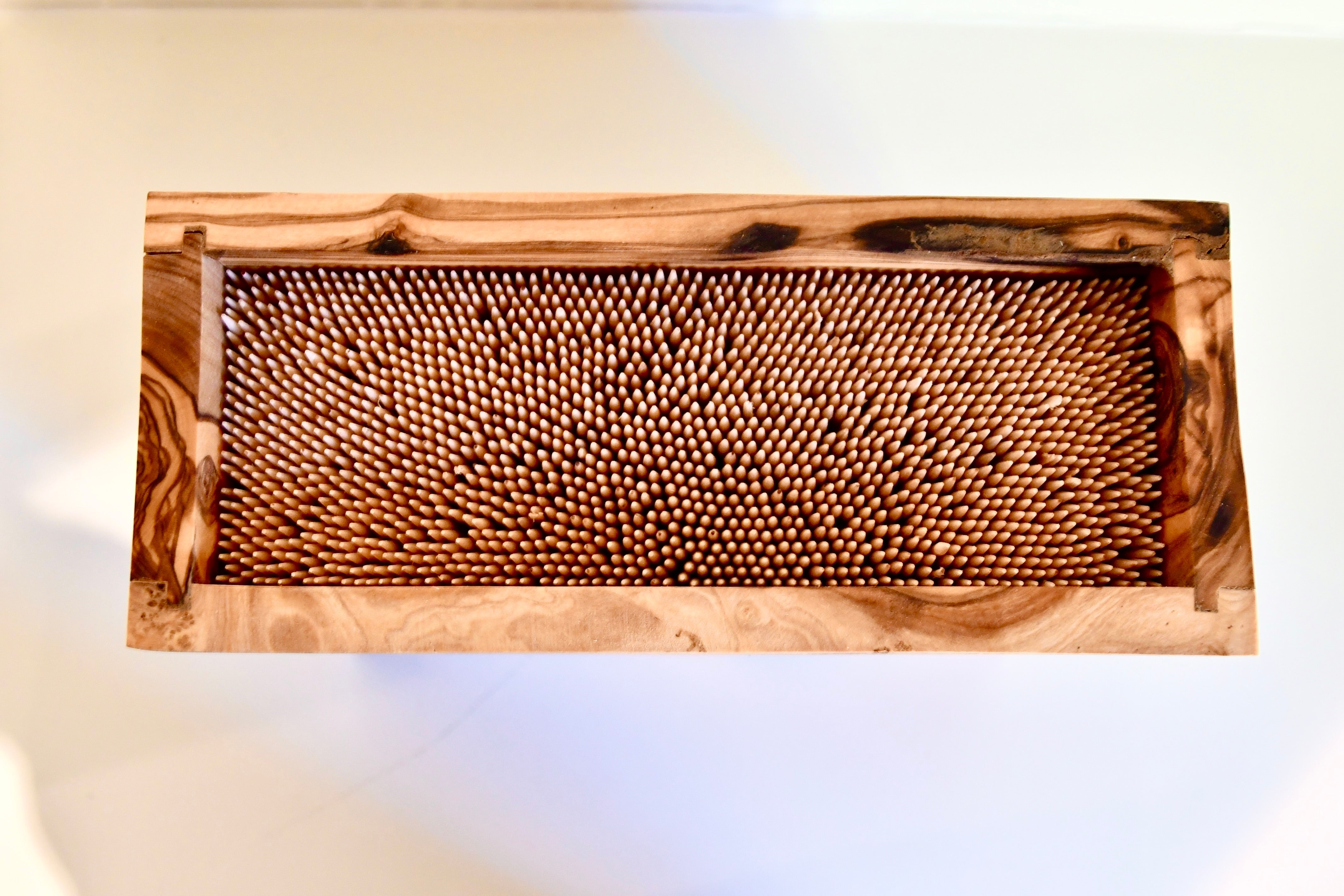 JUMBO Olive Wood Knife Block