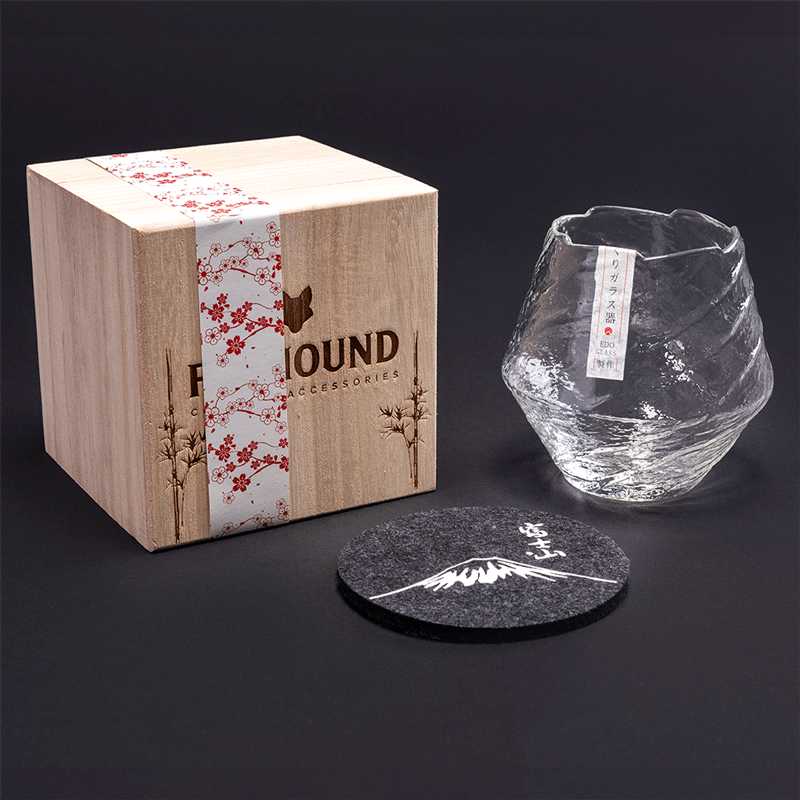 Foxhound Japanese Edo Glass