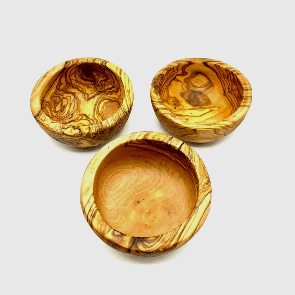 Olive Wood Pinch Bowls