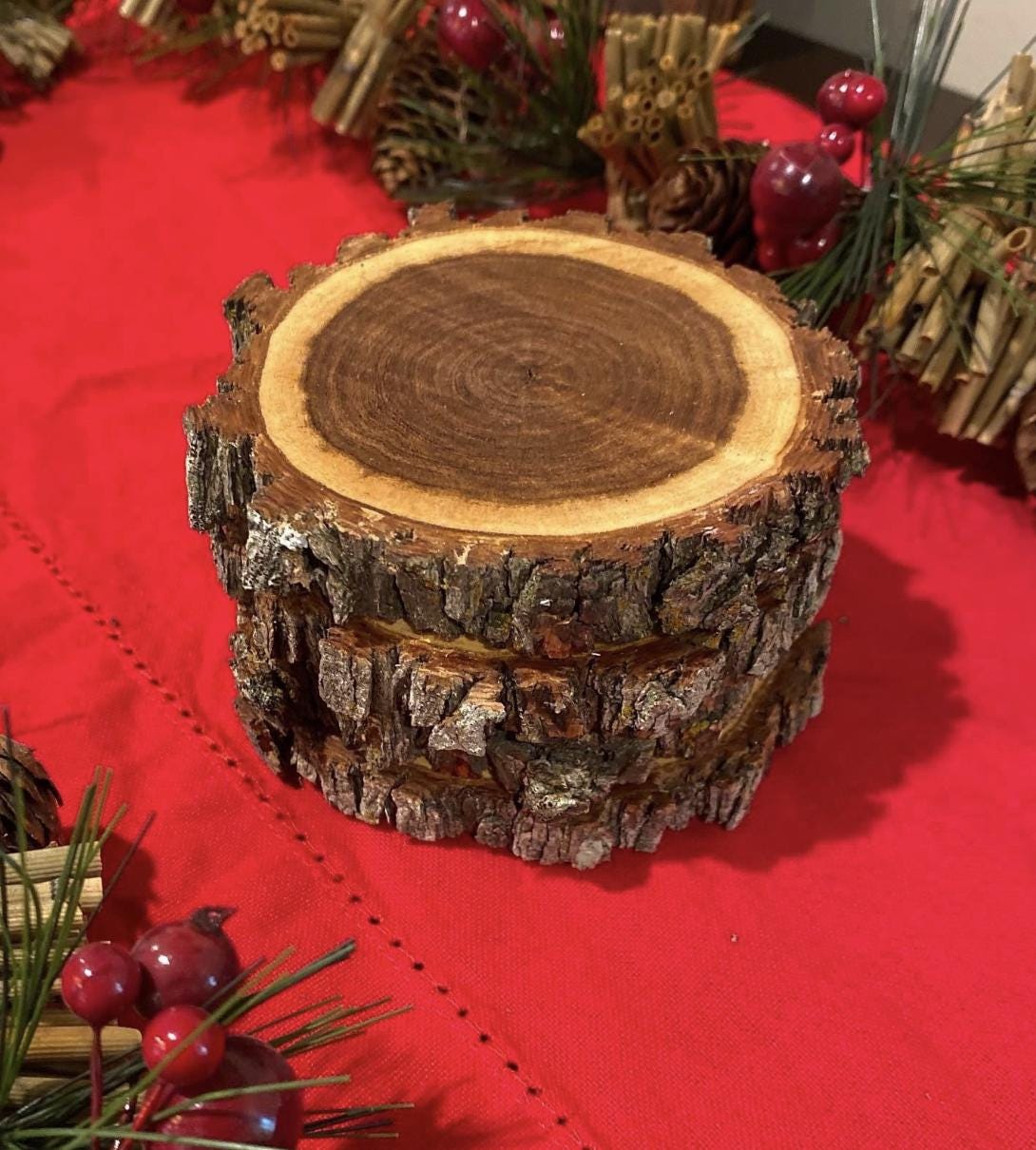 Hand-Cut Mesquite Coasters