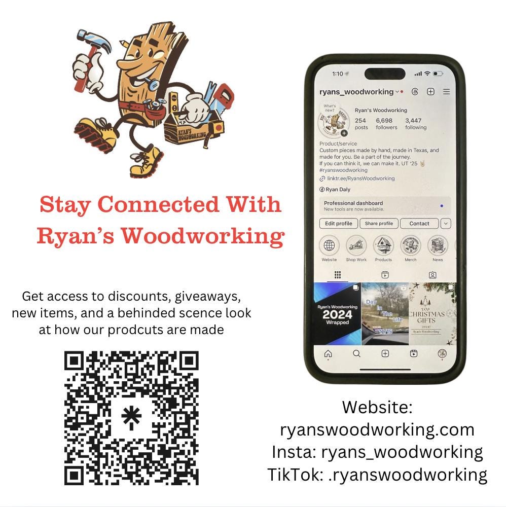 JUMBO Olive Wood Knife Block